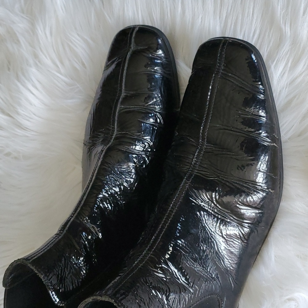 Prada  patent leather slipon ankle shoes size 9 - Picture 3 of 17